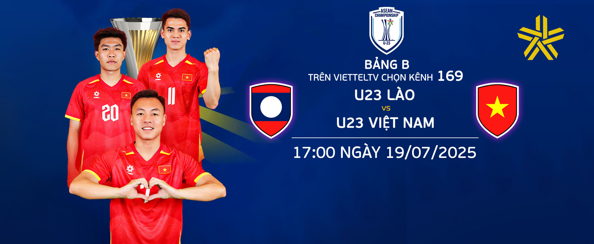 Link xem trực tiếp trận U23 Việt Nam và U23 Lào, giải U23 Đông Nam Á

